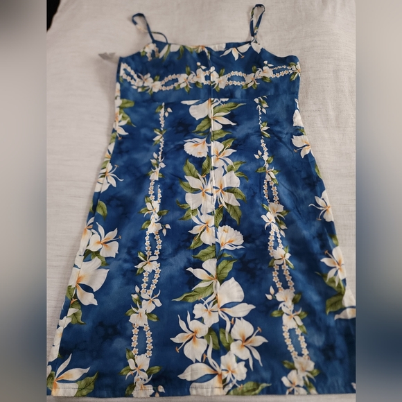 Jade Fashions Hawaiian Print Dress Size:Large - Picture 4 of 7